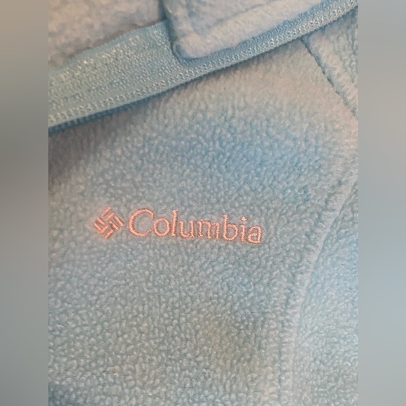 Columbia Aqua Blue Zip Front Jacket - Picture 14 of 15